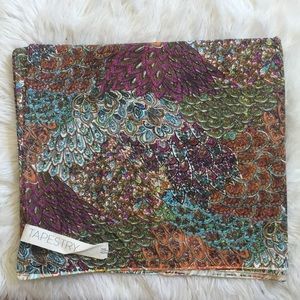 Abstract feather tapestry